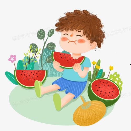 娃儿吃瓜视频素材下载,吃瓜视频素材下载，萌态百出
